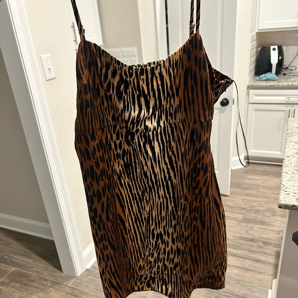 Bella bells Botique tiger print mini dress